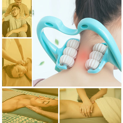 Nacken-Ergonomischer Massager Handlicher Halswirbel-Roller Schulter