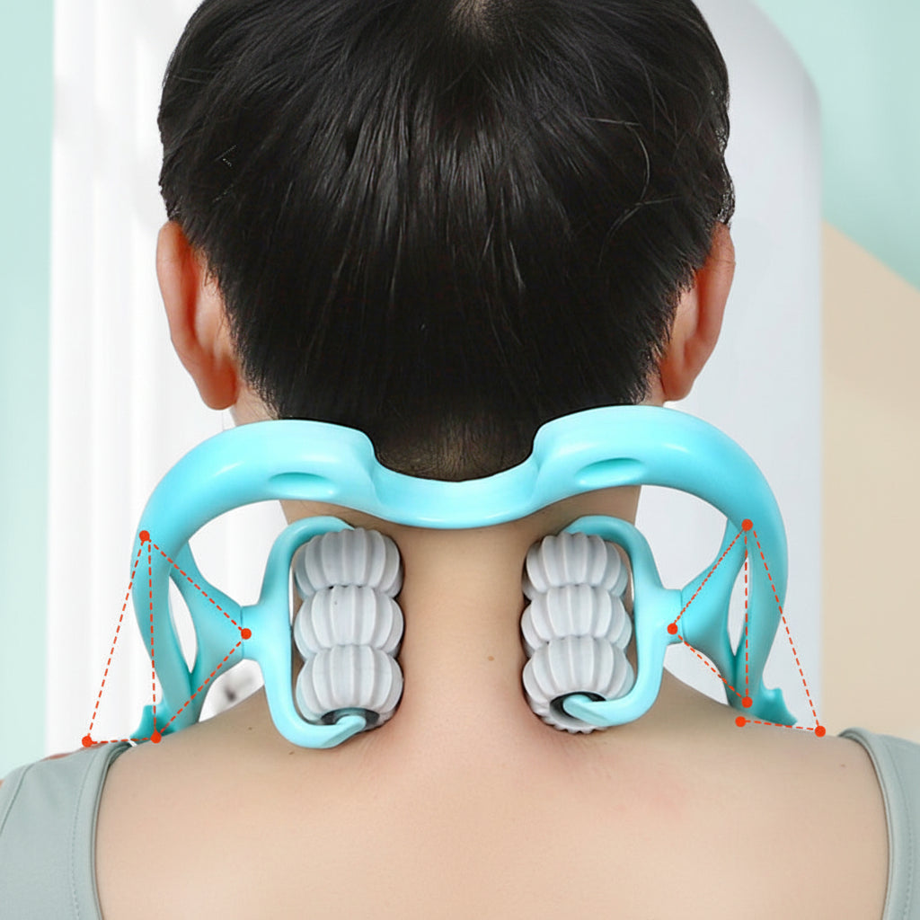 Nacken-Ergonomischer Massager Handlicher Halswirbel-Roller Schulter