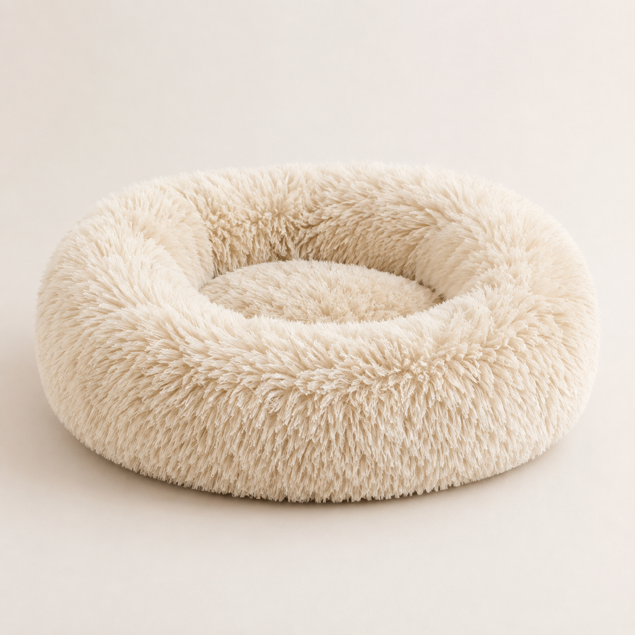 Calming Dog Bed Plush Machine Washable Cozy Design