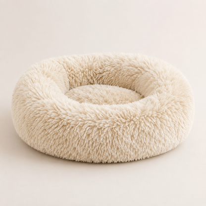 Calming Dog Bed Plush Machine Washable Cozy Design
