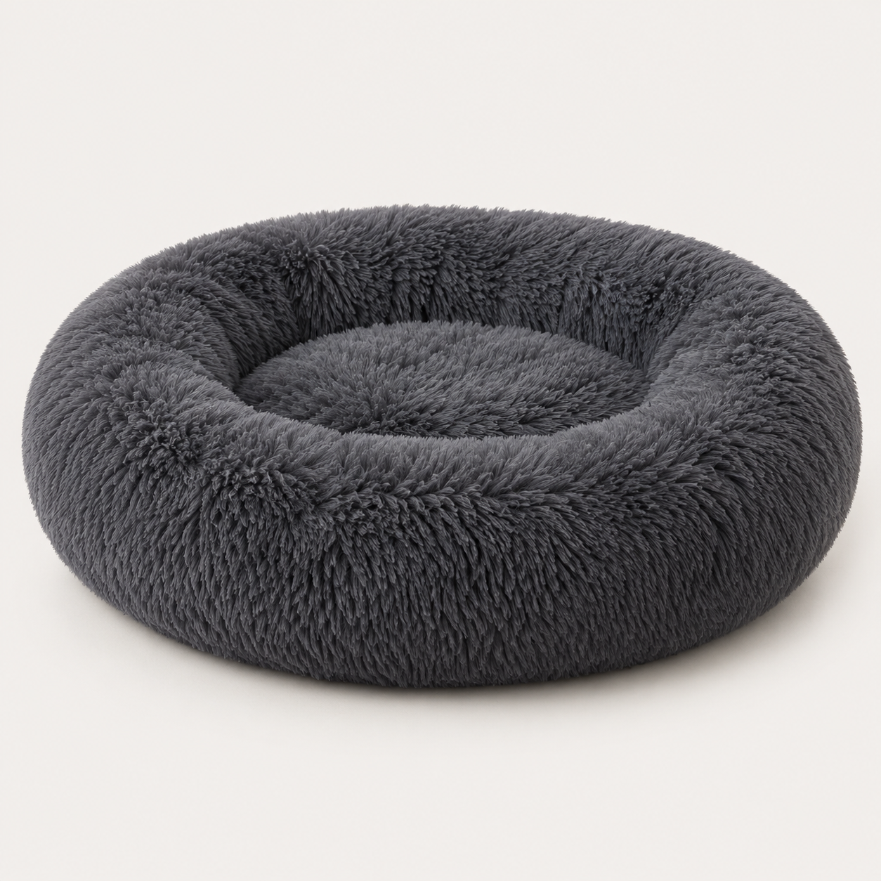 Calming Dog Bed Plush Machine Washable Cozy Design