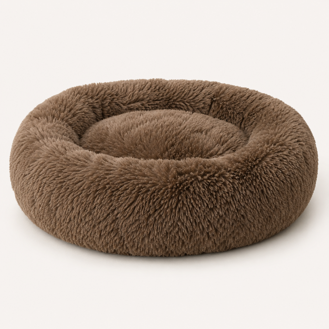 Calming Dog Bed Plush Machine Washable Cozy Design