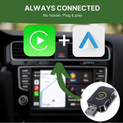 Adattatore per Auto Modulo Veicolare per Integrazione Smartphone USB Senza Fili