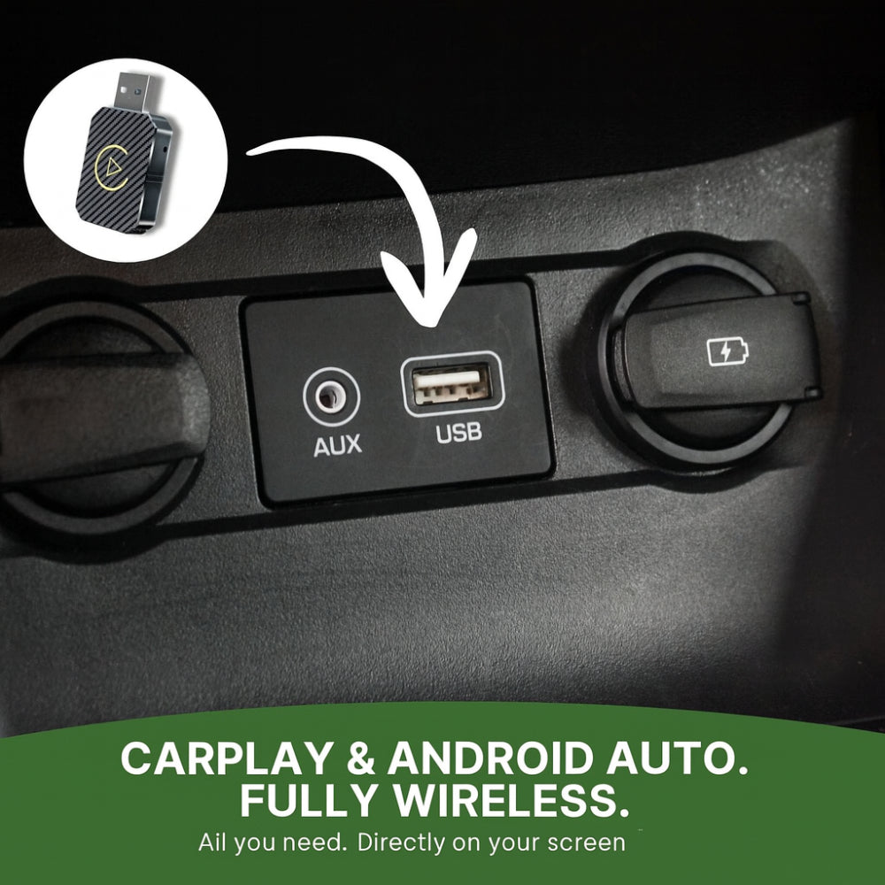 Adattatore per Auto Modulo Veicolare per Integrazione Smartphone USB Senza Fili