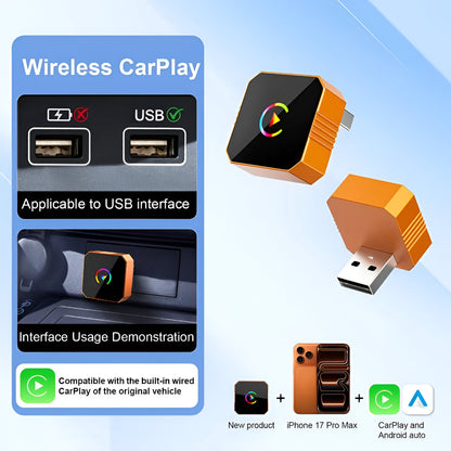 CarPlay-Adapter Kabelloses Mini-USB-Auto-Verbindungsgerät