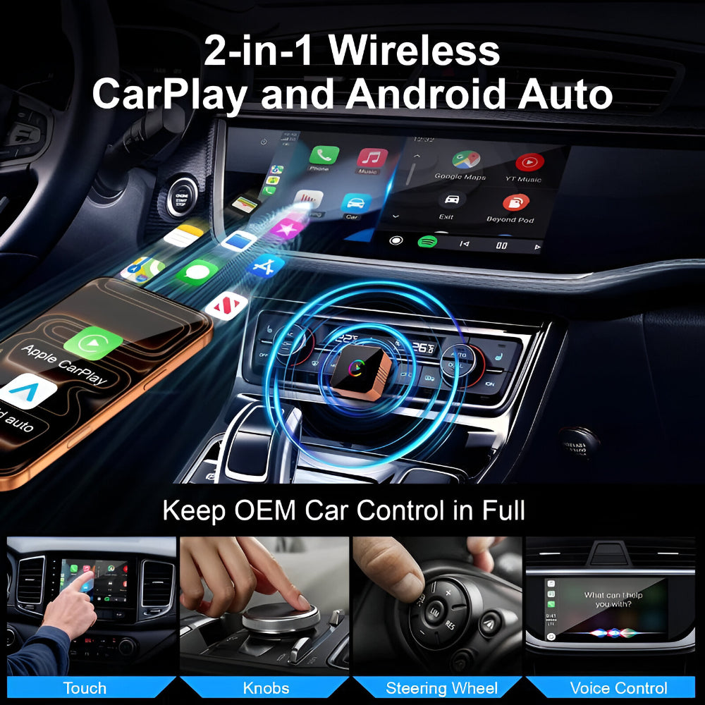 CarPlay-Adapter Kabelloses Mini-USB-Auto-Verbindungsgerät