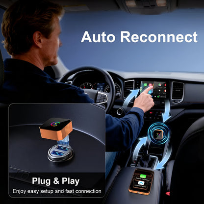 CarPlay-Adapter Kabelloses Mini-USB-Auto-Verbindungsgerät