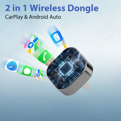 Wireless CarPlay Adapter Android Auto USB Plug Play Dongle