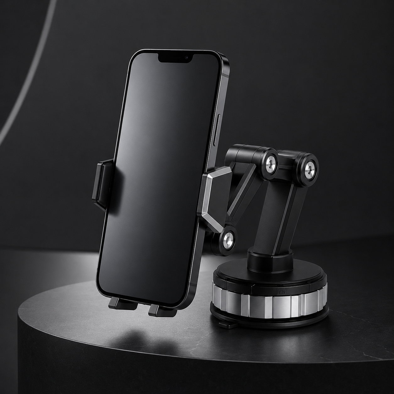 Car Phone Mount Adjustable Holder Dashboard Air Vent Clip