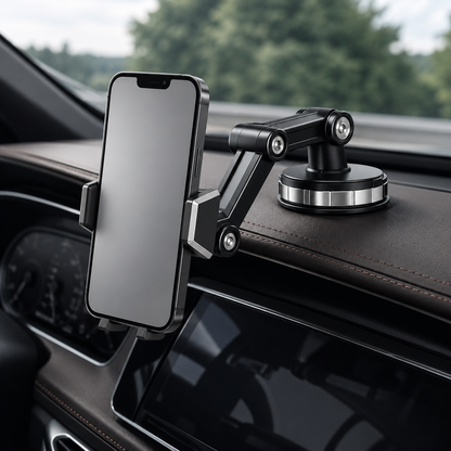 Car Phone Mount Adjustable Holder Dashboard Air Vent Clip
