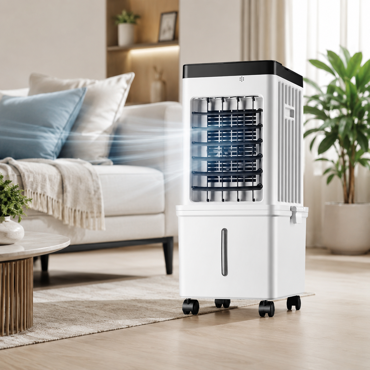 Portable Swamp Cooler Cooling Fan Evaporative 12 Hour Timer