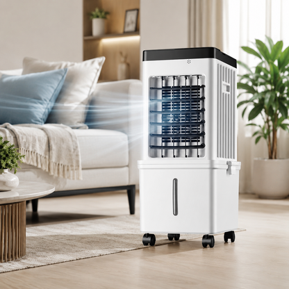 Portable Swamp Cooler Cooling Fan Evaporative 12 Hour Timer
