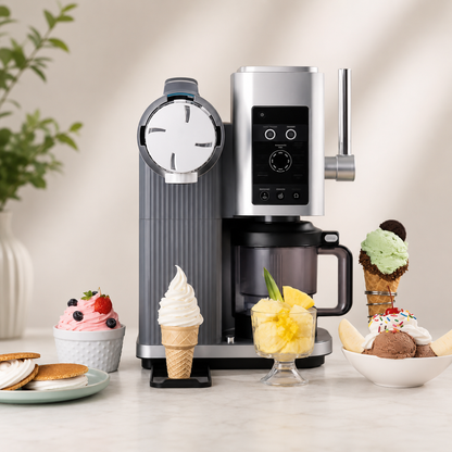 Máquina para hacer helados, yogur congelado y sorbete para cocina