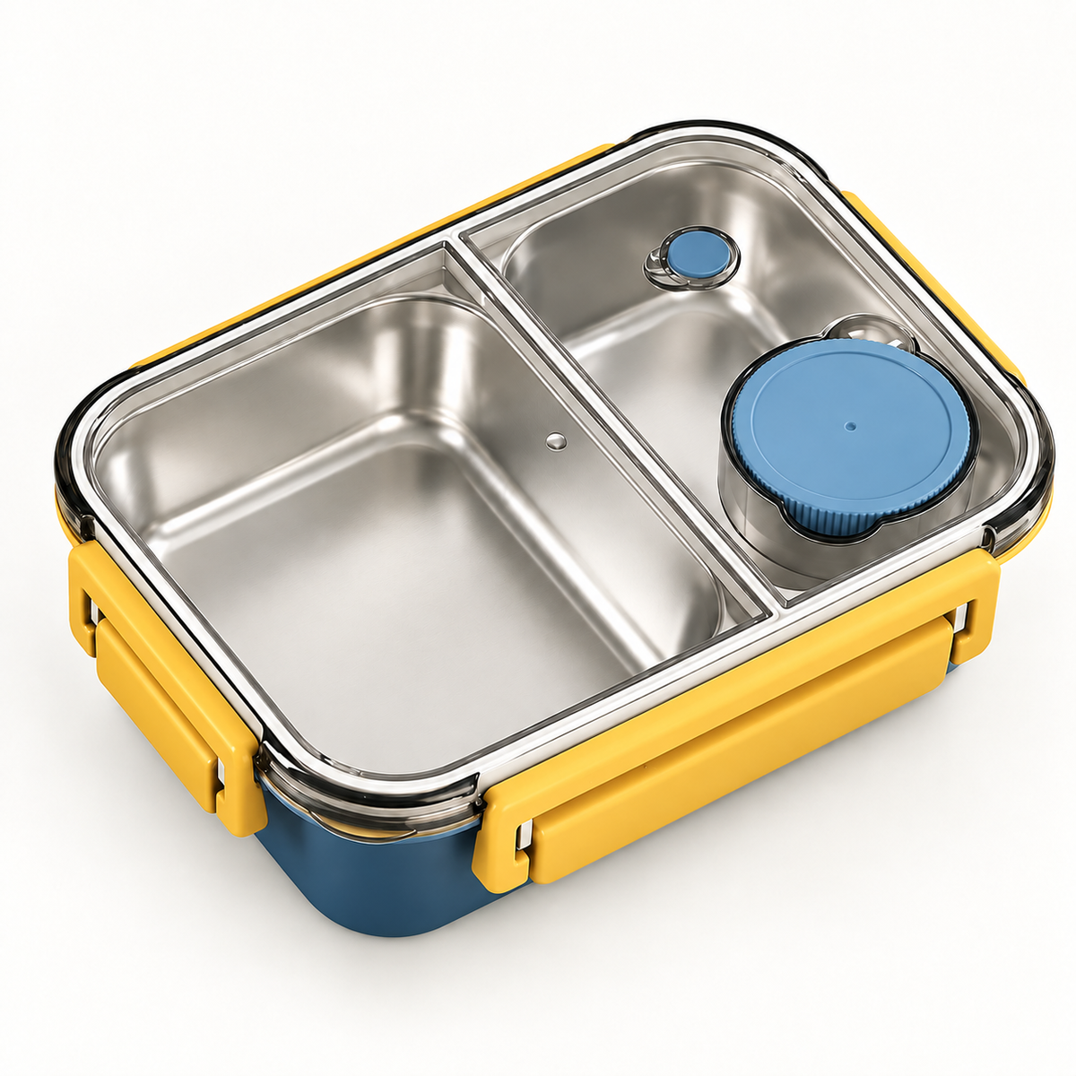Portapranzo in acciaio inox con design bento termoisolante