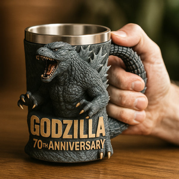 Kaffekrus Monsterfigur 3D Skulptureret Keramisk Drikkegrej