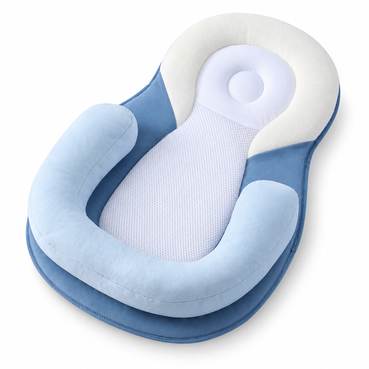 Cuscino ergonomico per neonati contro le coliche, design confortevole