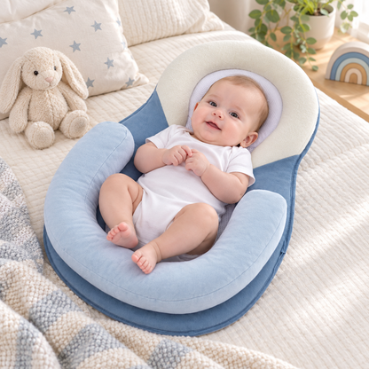 Cuscino ergonomico per neonati contro le coliche, design confortevole