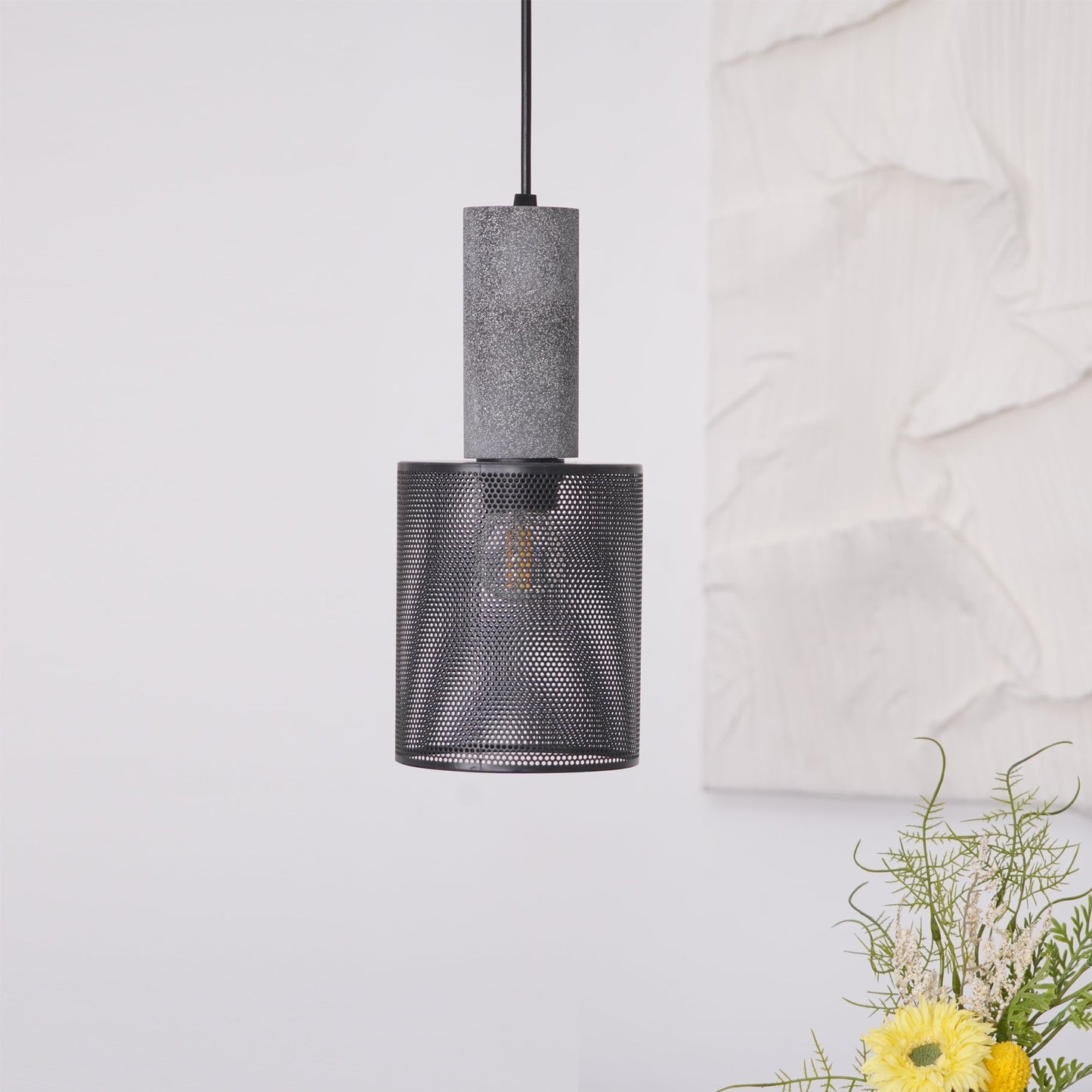 Lampada a Sospensione Urban Concrete | Lampada Industriale LED Appesa