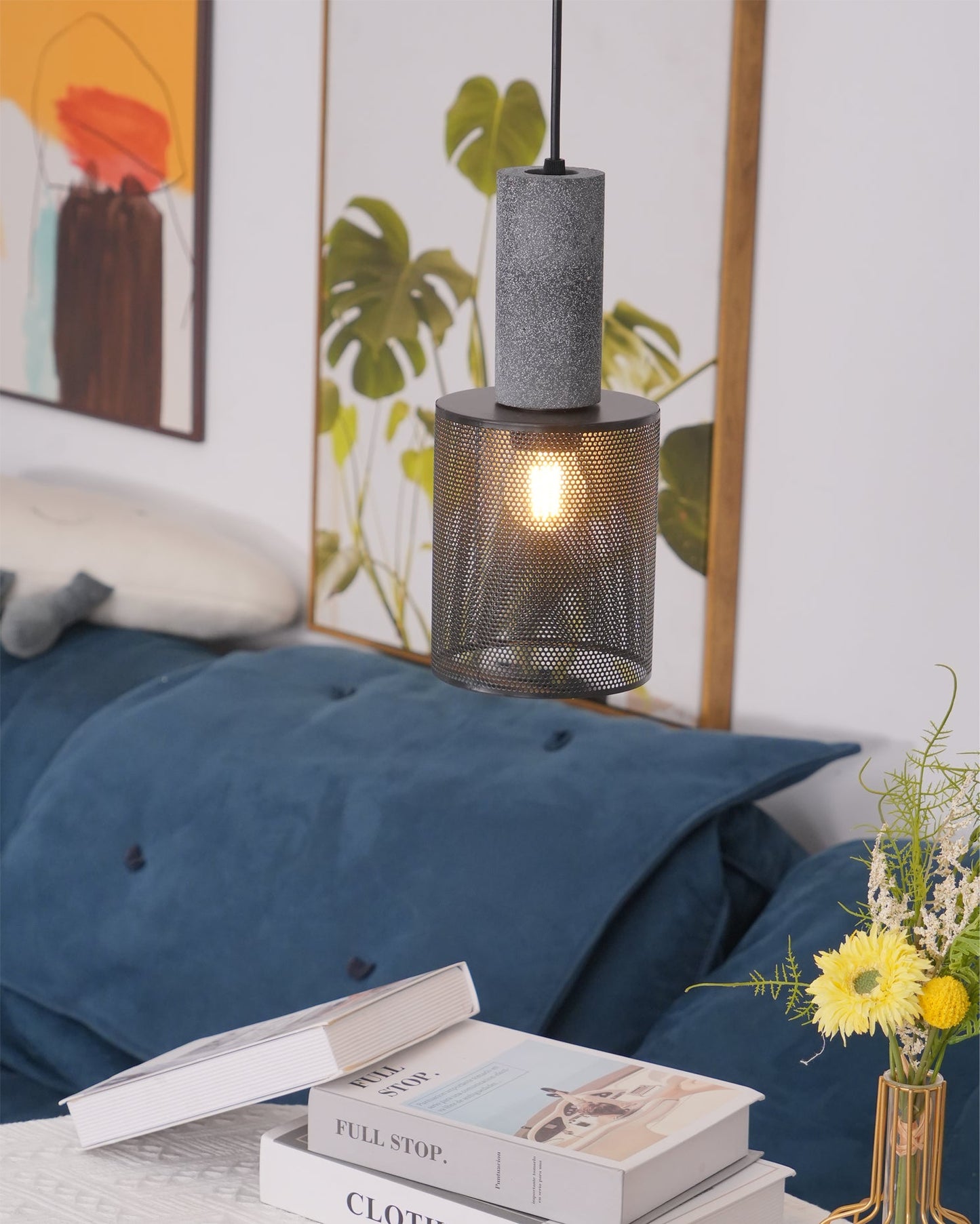 Lampada a Sospensione Urban Concrete | Lampada Industriale LED Appesa