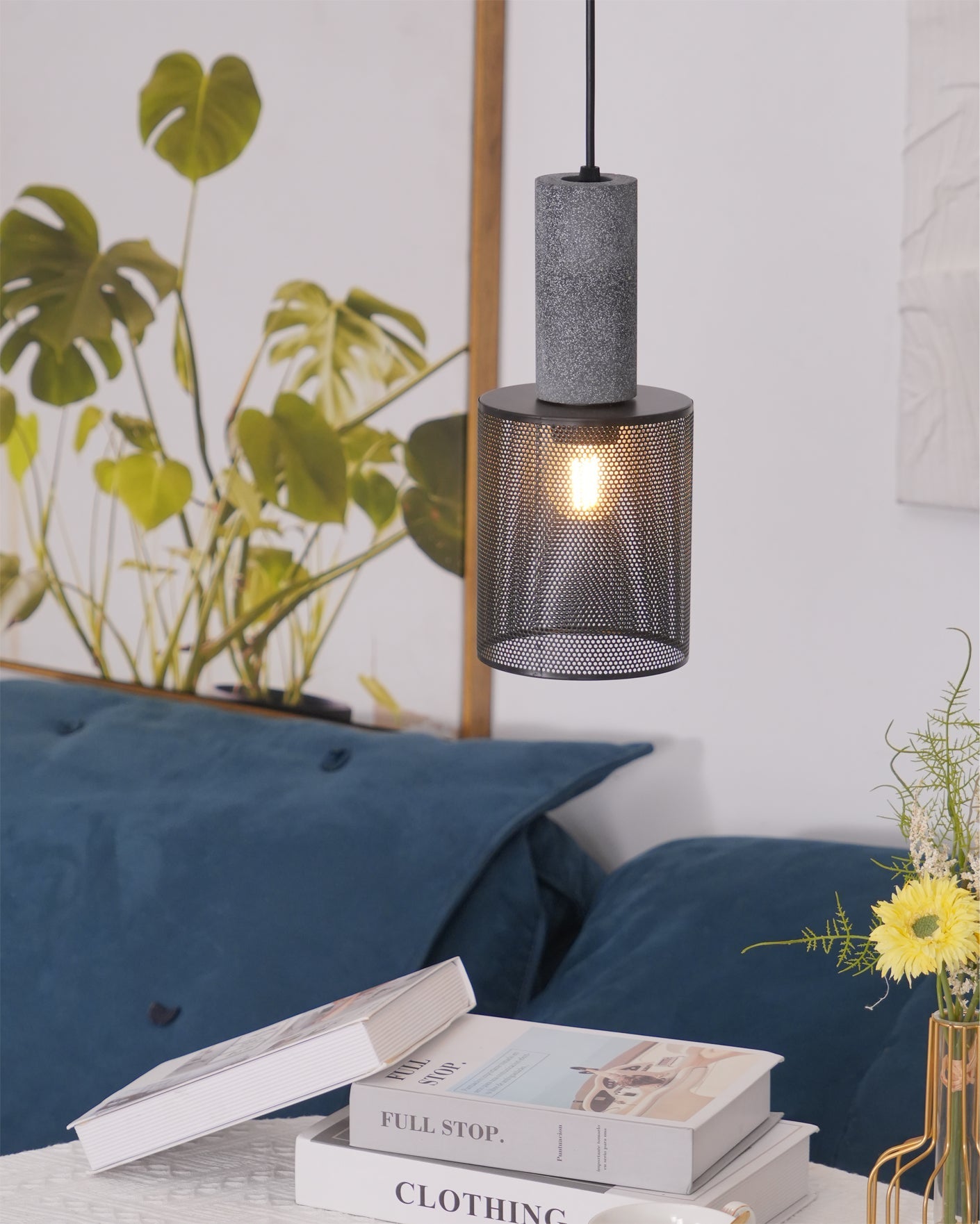 Lampada a Sospensione Urban Concrete | Lampada Industriale LED Appesa