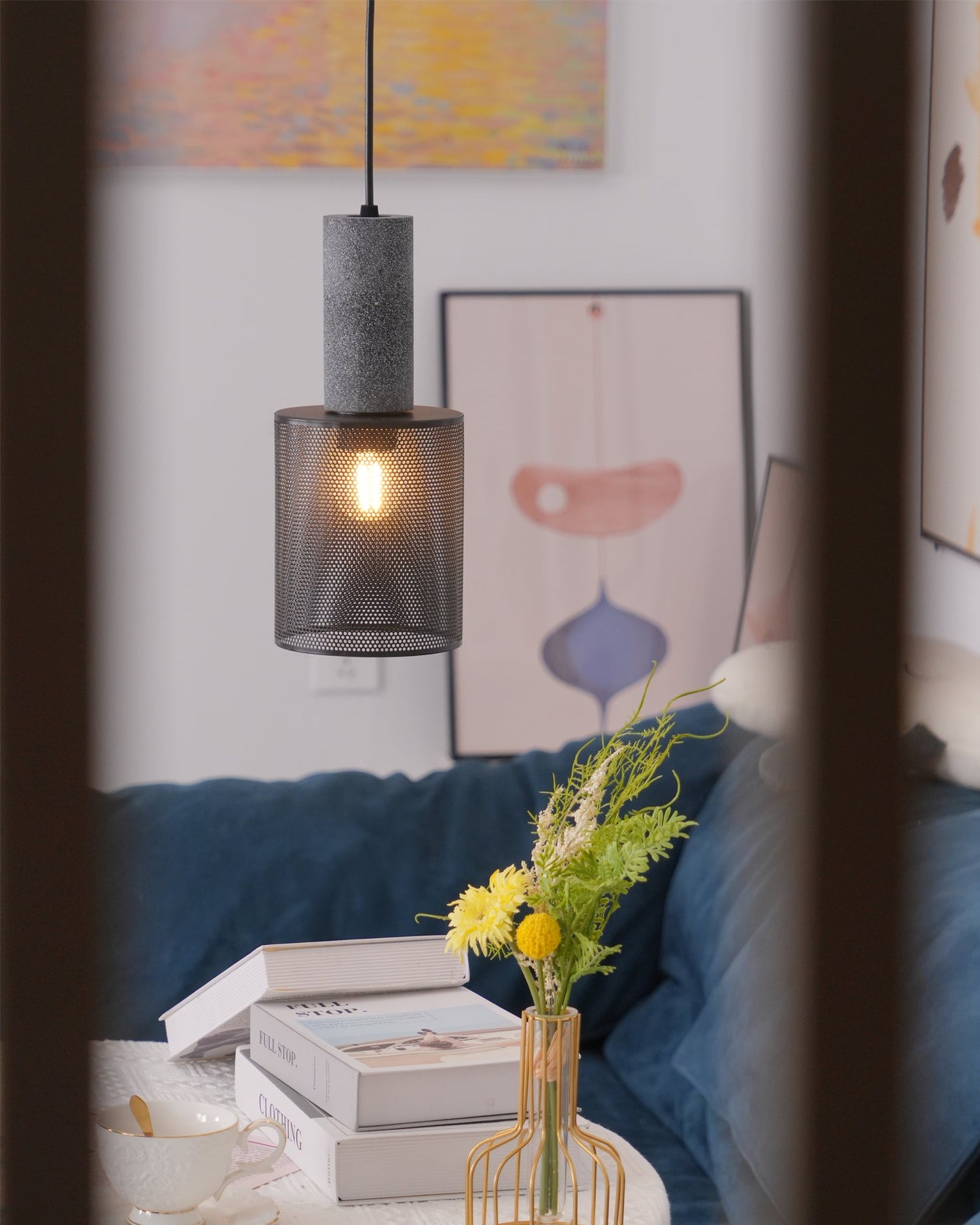 Lampada a Sospensione Urban Concrete | Lampada Industriale LED Appesa