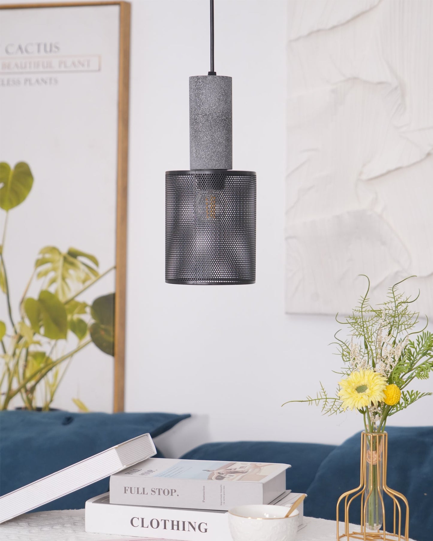 Lampada a Sospensione Urban Concrete | Lampada Industriale LED Appesa