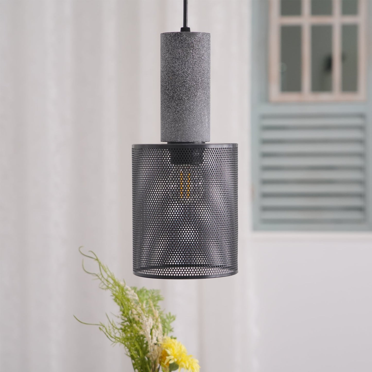 Lampada a Sospensione Urban Concrete | Lampada Industriale LED Appesa
