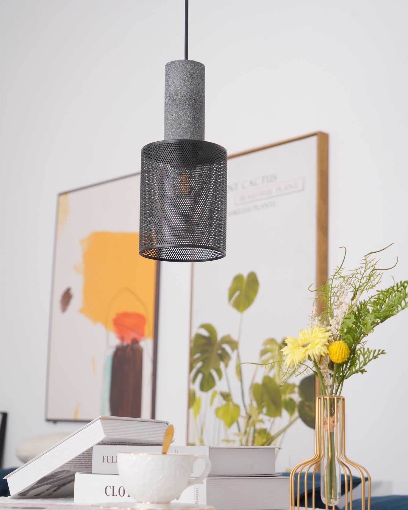 Lampada a Sospensione Urban Concrete | Lampada Industriale LED Appesa