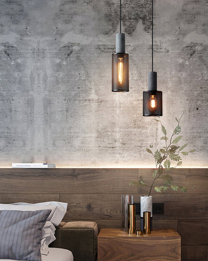 Lampada a Sospensione Urban Concrete | Lampada Industriale LED Appesa