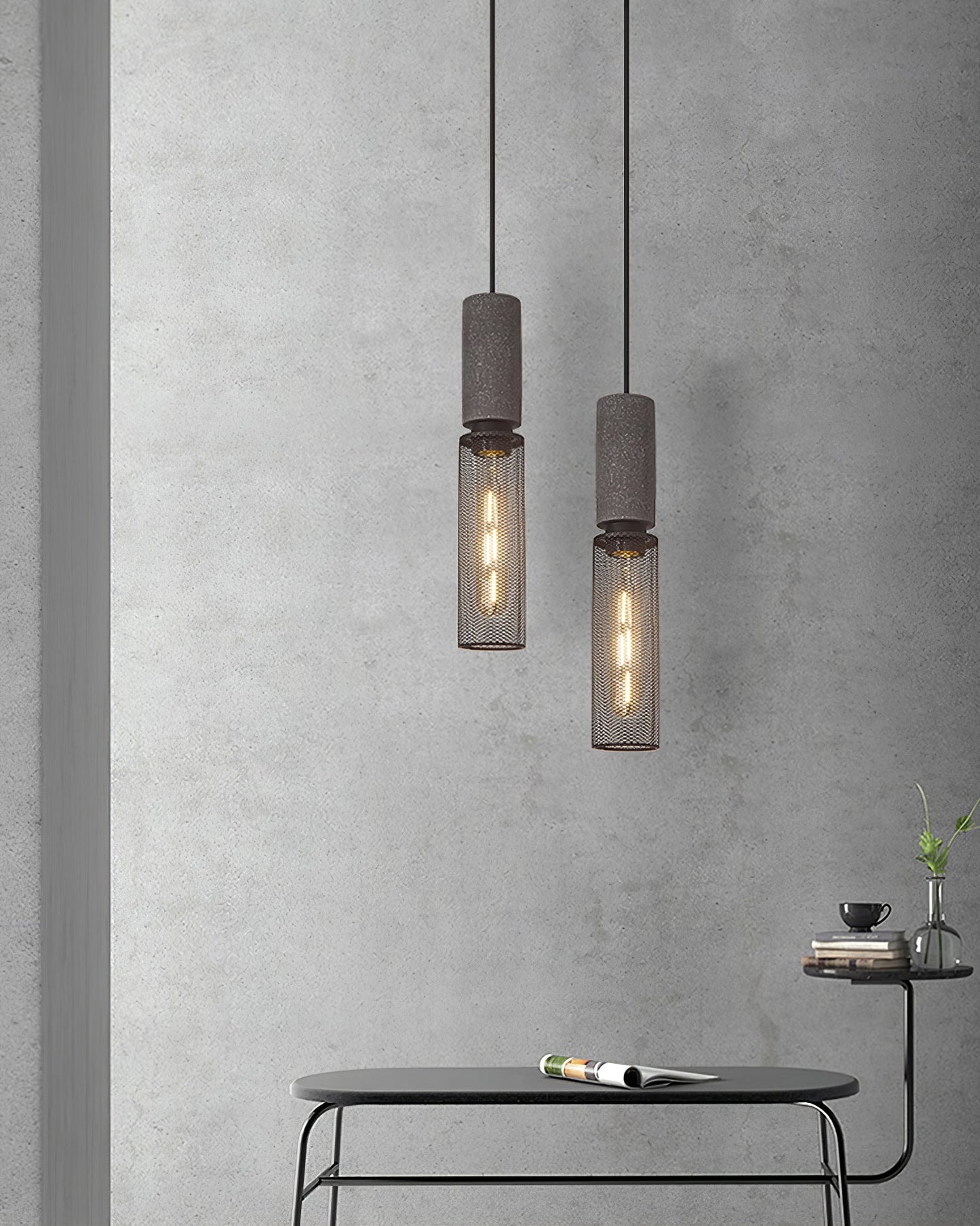Lampada a Sospensione Urban Concrete | Lampada Industriale LED Appesa