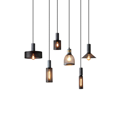 Lampada a Sospensione Urban Concrete | Lampada Industriale LED Appesa
