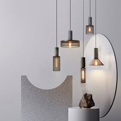 Lampada a Sospensione Urban Concrete | Lampada Industriale LED Appesa