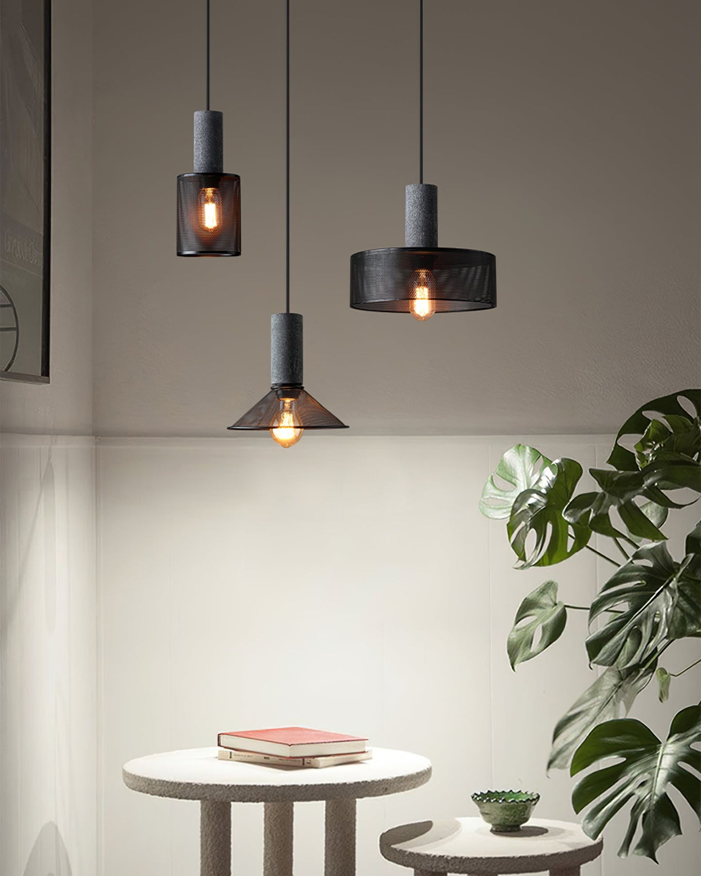 Lampada a Sospensione Urban Concrete | Lampada Industriale LED Appesa
