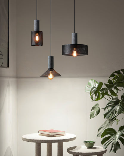 Lampada a Sospensione Urban Concrete | Lampada Industriale LED Appesa