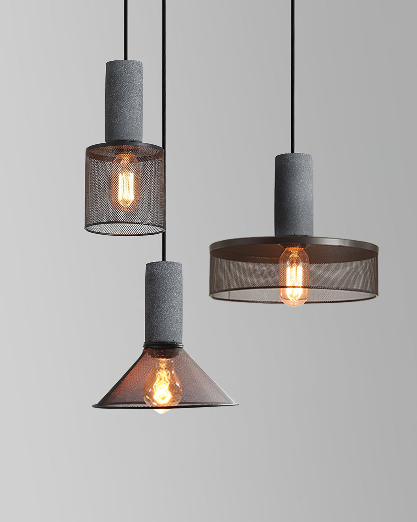 Lampada a Sospensione Urban Concrete | Lampada Industriale LED Appesa