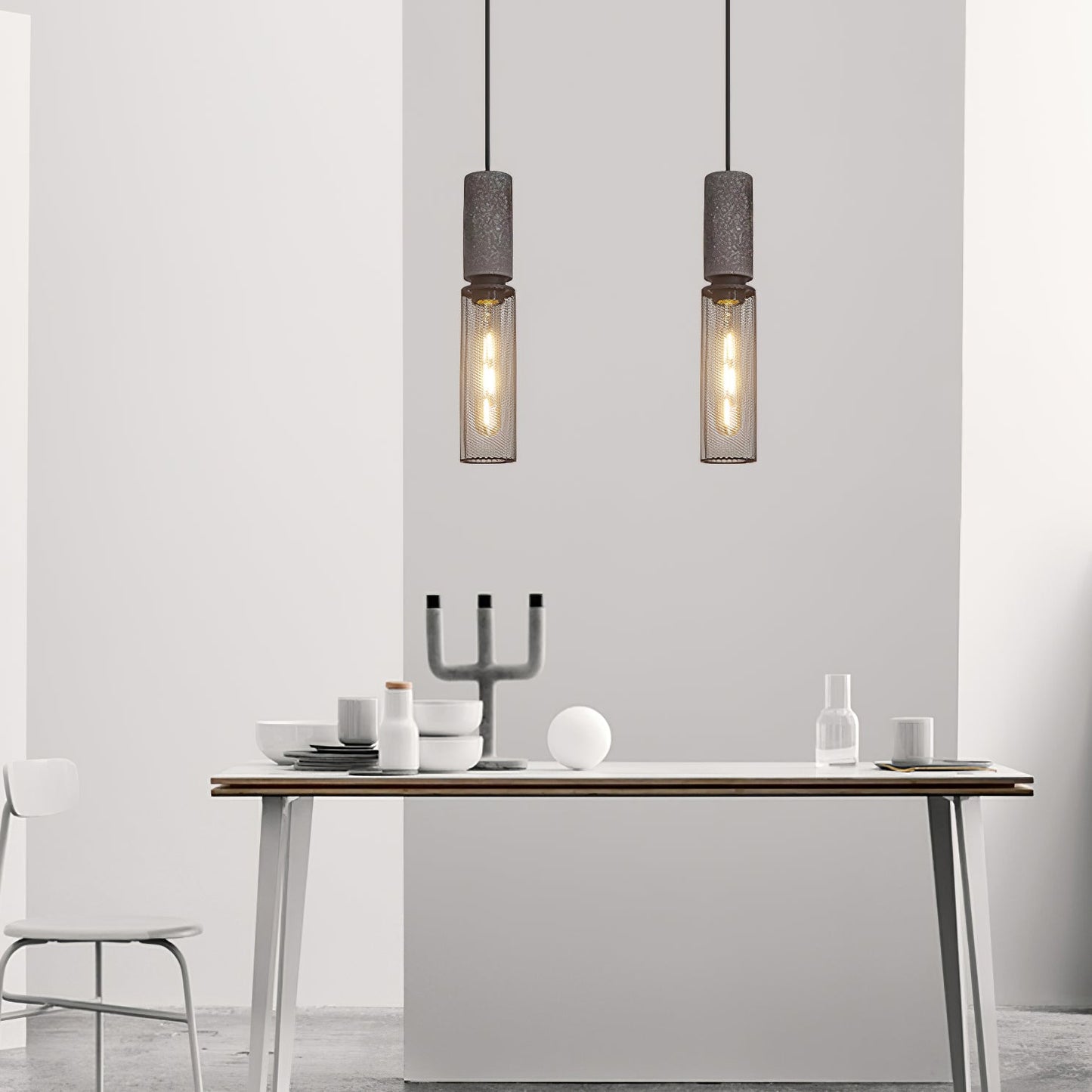 Lampada a Sospensione Urban Concrete | Lampada Industriale LED Appesa