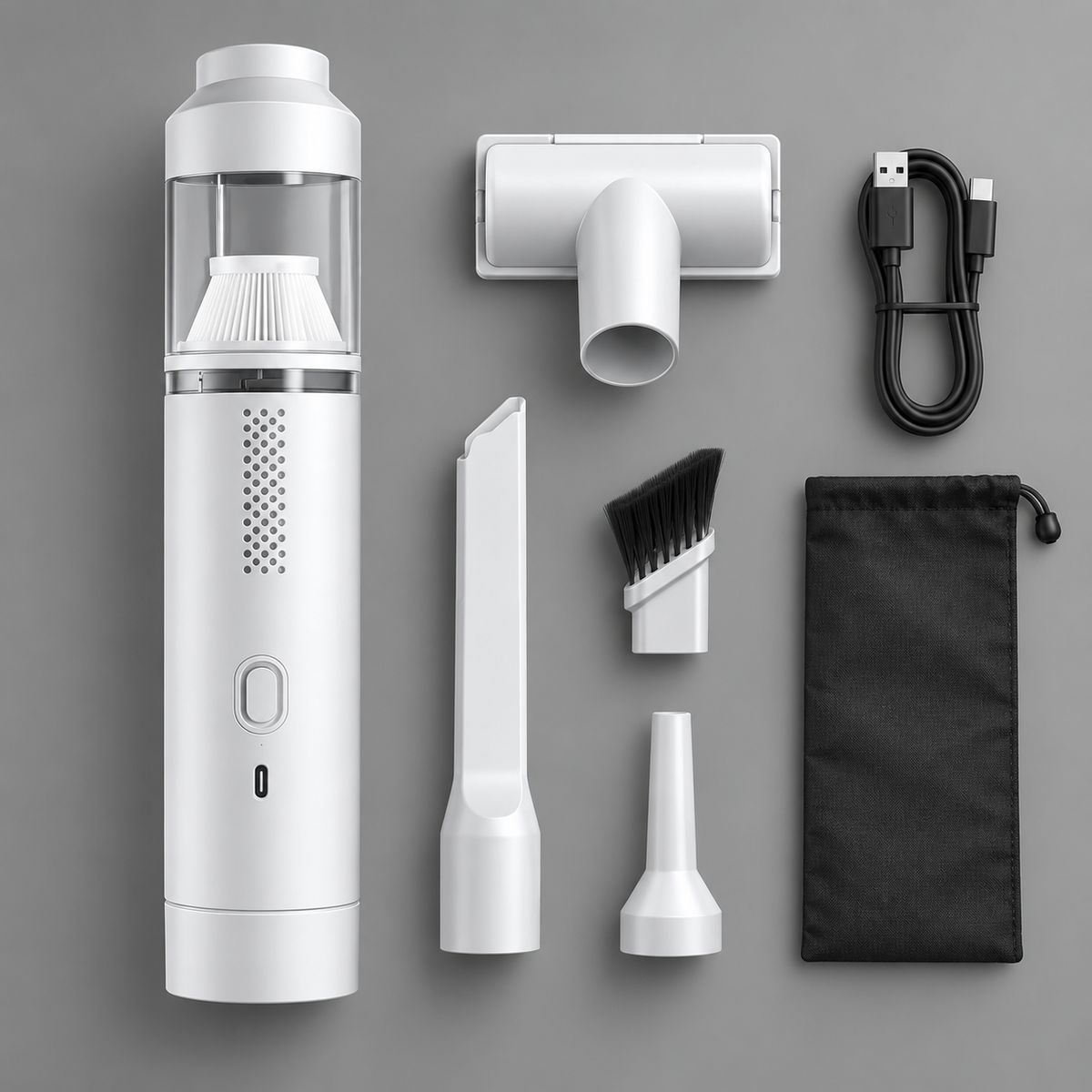 Cordless Car Vacuum Portable Handheld Cleaning Design