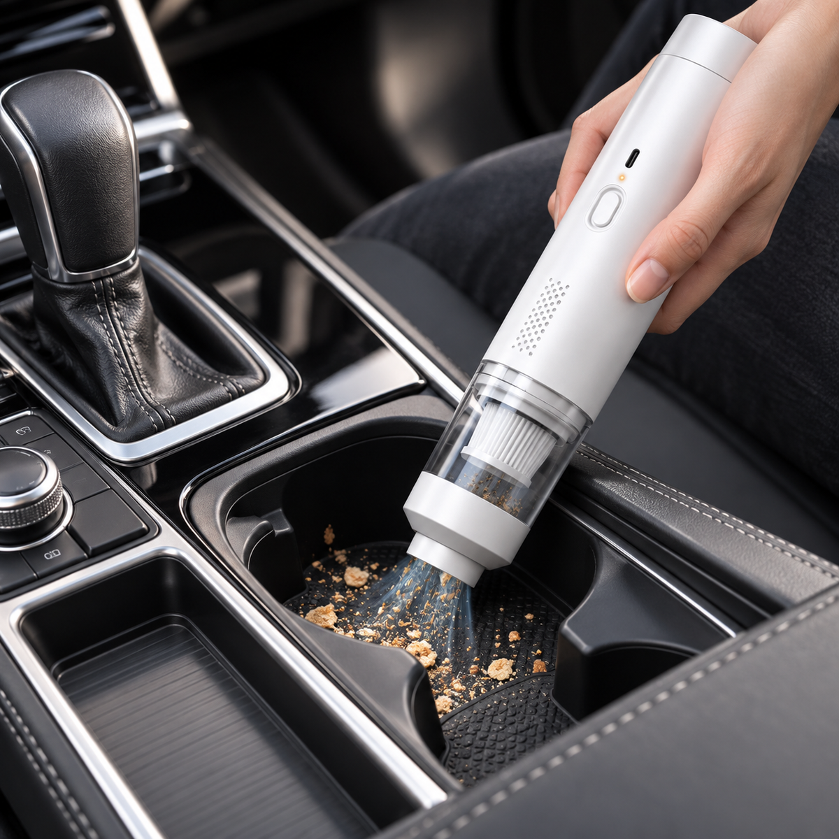 Cordless Car Vacuum Portable Handheld Cleaning Design