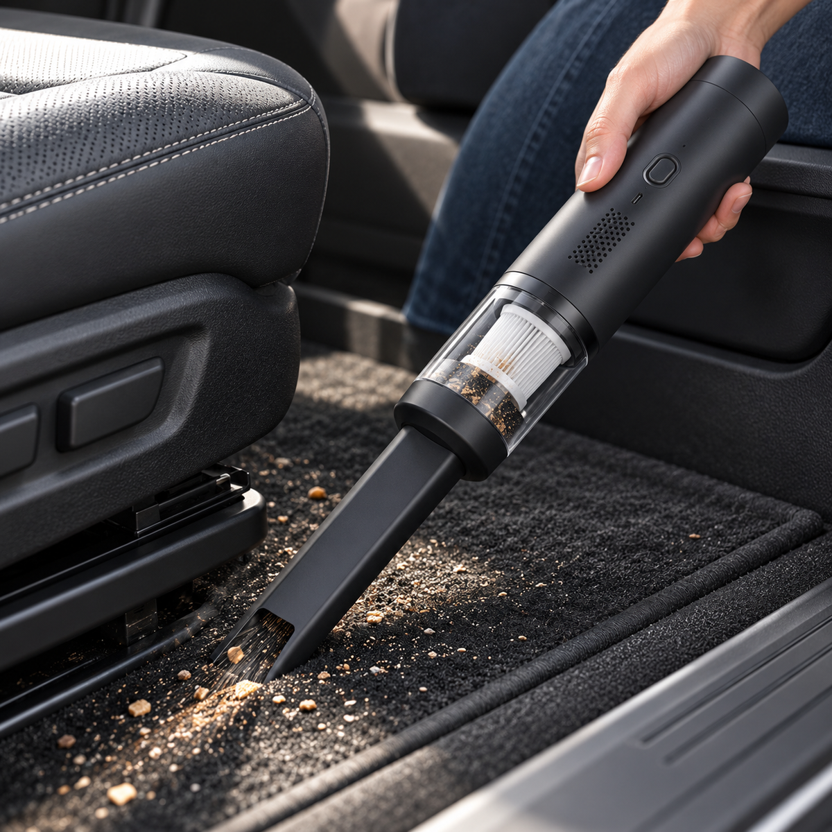 Cordless Car Vacuum Portable Handheld Cleaning Design