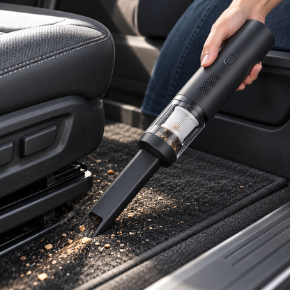 Cordless Car Vacuum Portable Handheld Cleaning Design