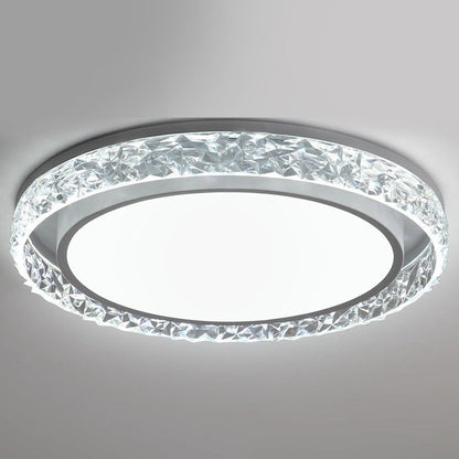 Crystal Halo LED-Deckenleuchte | Fernbedienbar dimmbare Aufbaumontage