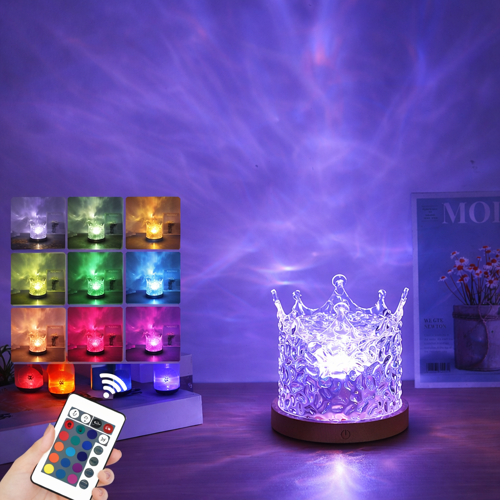 Leichter LED-Projektor Farbwürfel Raumlampe