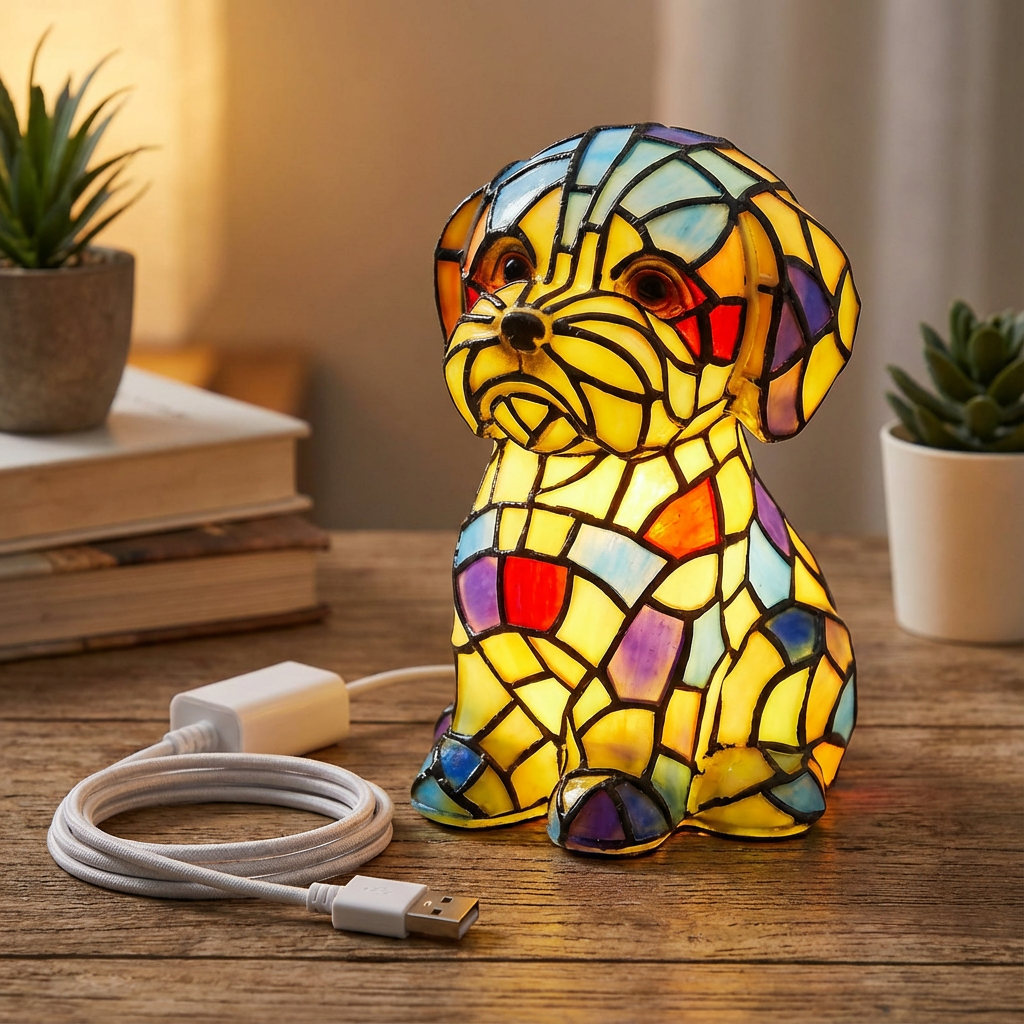 Lampada da tavolo moderna con statuetta in resina luce d'ambiente decorazione per la casa