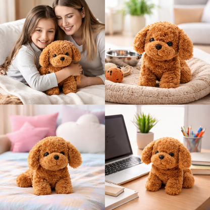 Juguete de Peluche Cachorro Interactivo Que Camina y Ladra Perro Suave