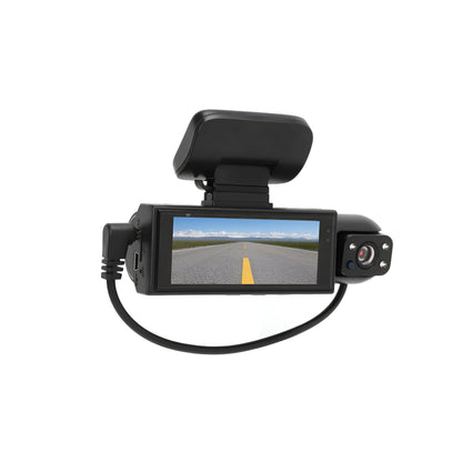 Cameră de bord cu două lentile 1080P, recorder auto pentru condus, monitor de parcare