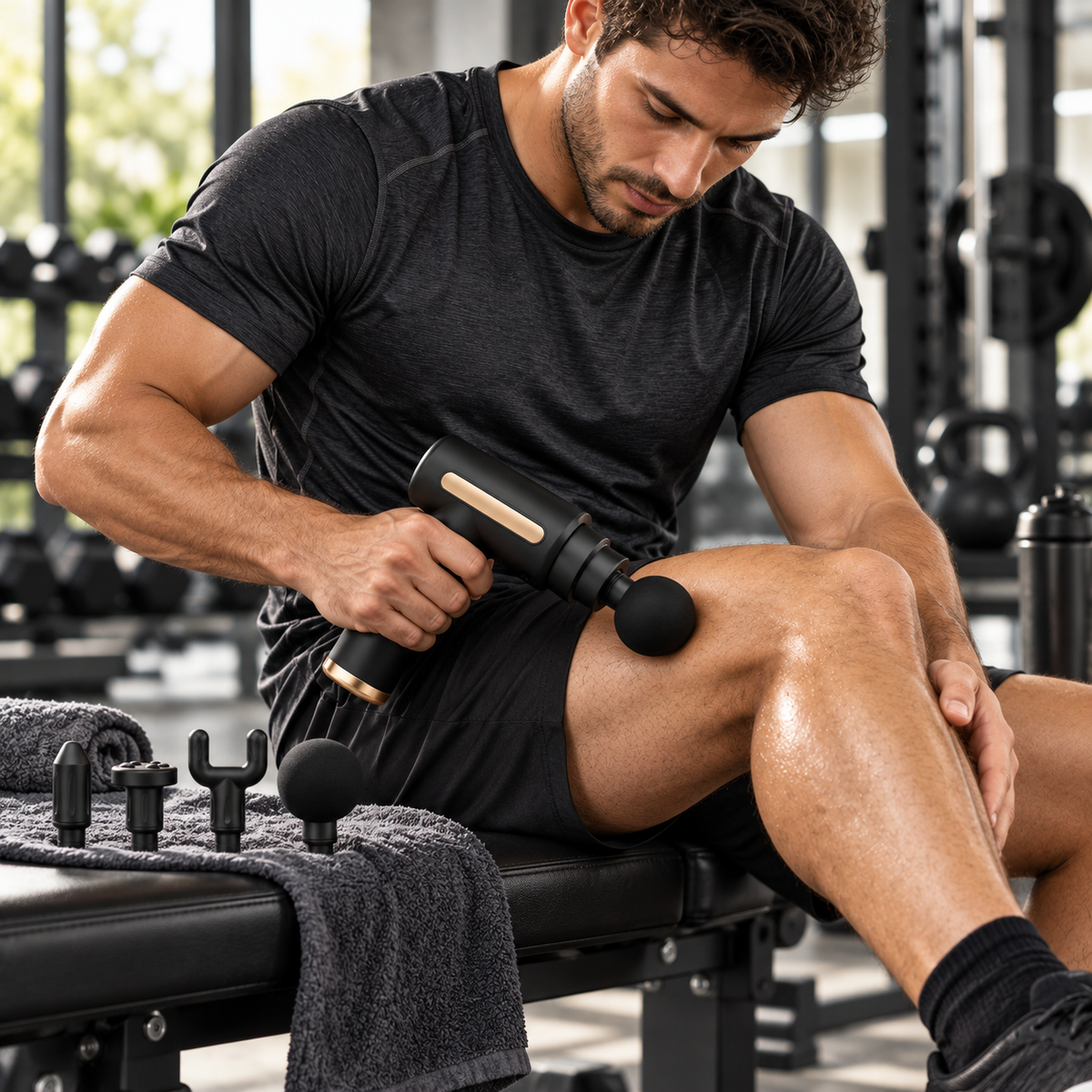 Deep Tissue Massage Gun Adjustable Instant Muscle Relief