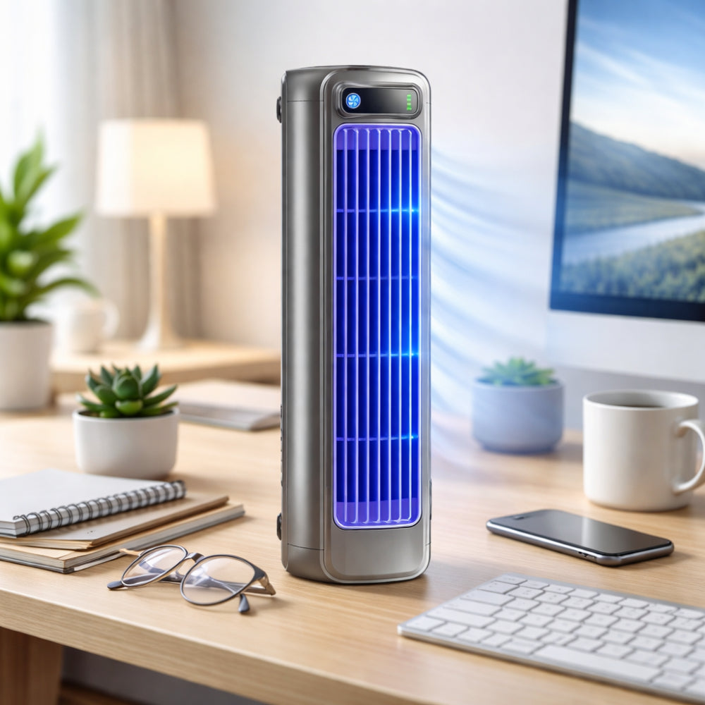 Ventilador de Escritorio Portátil en Estilo Torre