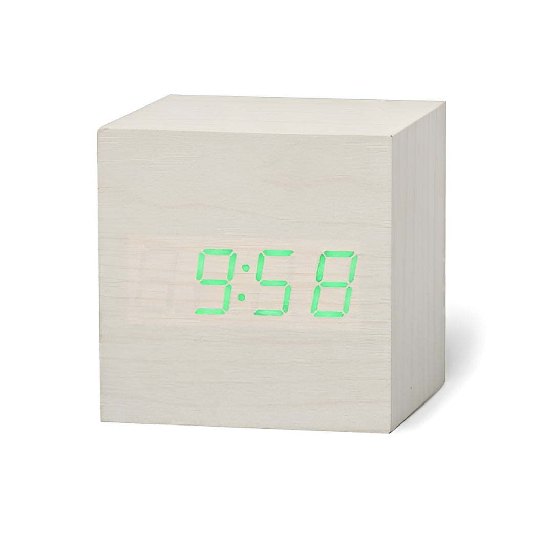 Sveglia digitale con display LED, temperatura e timer da scrivania
