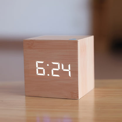 Sveglia digitale con display LED, temperatura e timer da scrivania