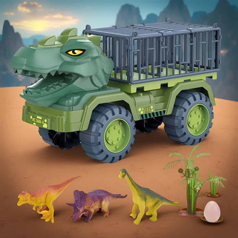 Dinosaurier-Spielzeug-LKW-Spielset Käfig Fahrzeug Figuren-Set